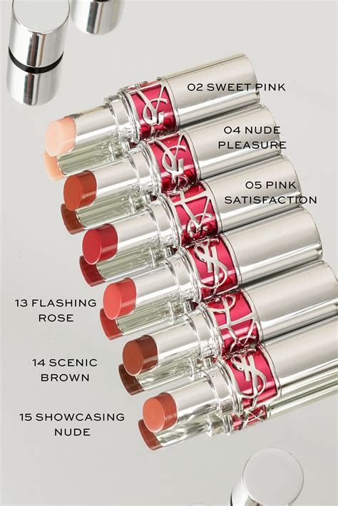 ysl gloss volupte lip gloss 210|YSL candy glaze 05.